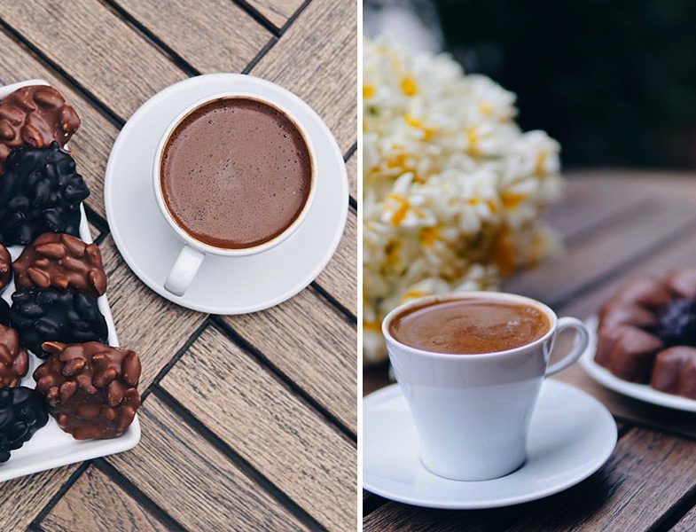 Kahve Dünyası Türk Kahvesi ve Çikolata Resimlerle Tesettür Giyim