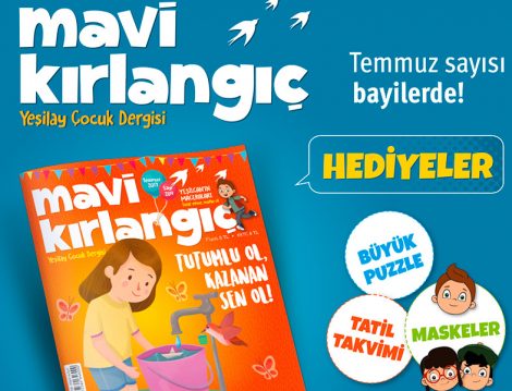 Çocukların Heyecanla Beklediği Dergi Mavi Kırlangıç