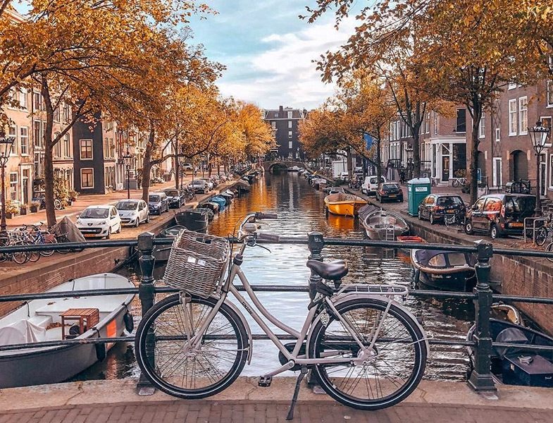 Amsterdam'da Sonbahar