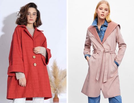 Suud Collection Keten Trençkot - Zara Süet Trençkot