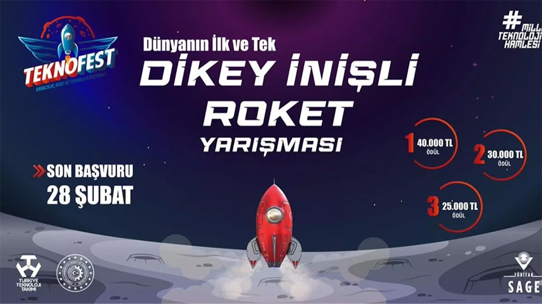 Teknofest Dikey İnişli Roket Yarışması